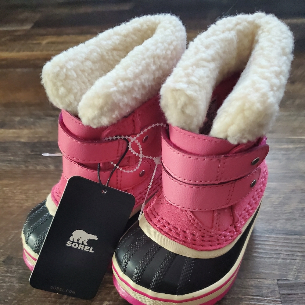 Toddler sorel snow boots size 5